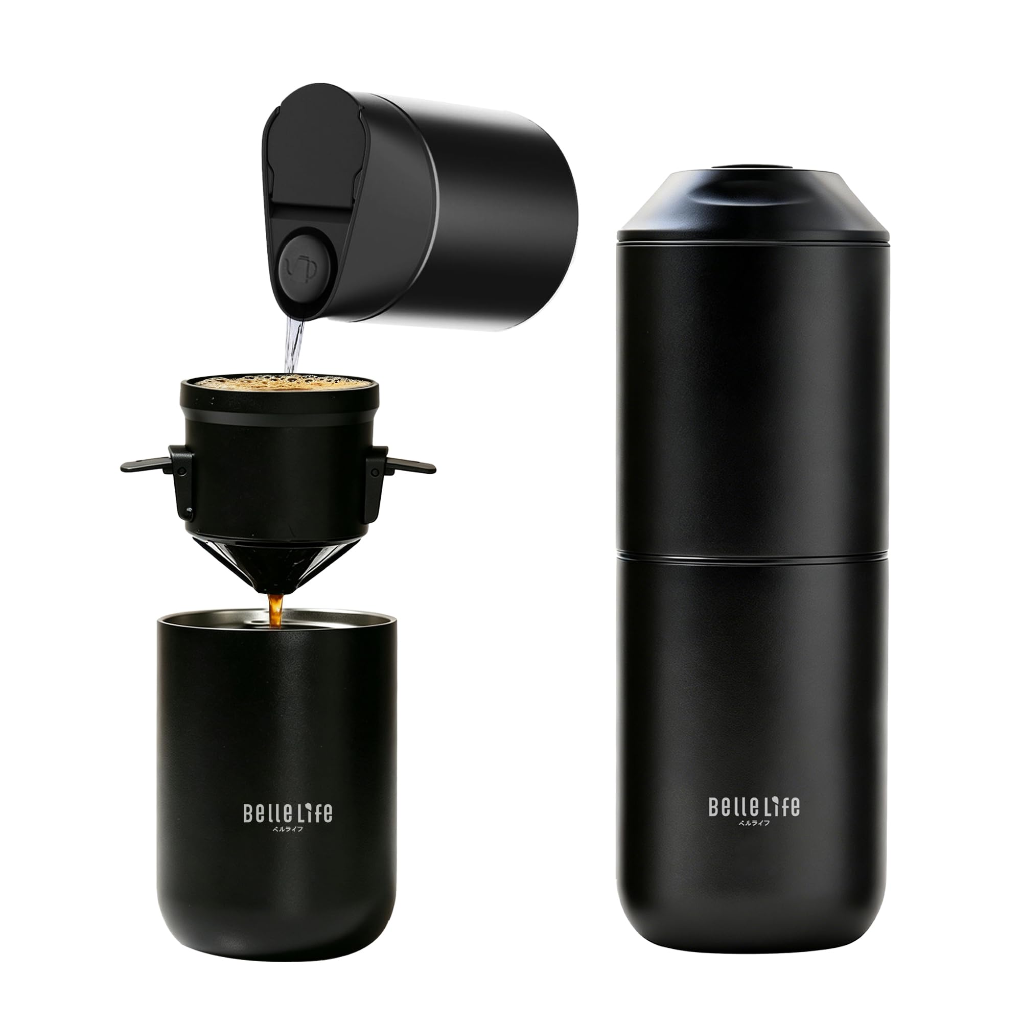 Amazon.co.jp: Bellelife 電動コーヒーミル コーヒーメーカー 3in1